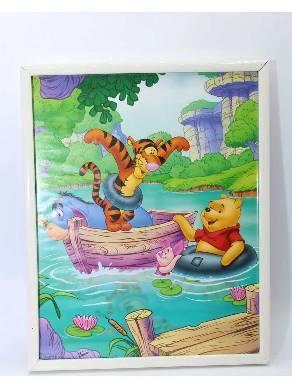 Vintage Trends Disney Picture Framed Winnie the Pooh Summer Photo Frame #1747
